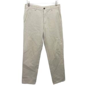 プラダ PRADA チノパン パンツ ストレート ベージュ 44 ■IBO90 メンズ