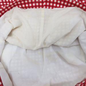 ルイヴィトン LOUIS VUITTON ワンピース ノースリーブ ミモレ ロング ギンガムチェック柄 34 赤 レッド 白 ホワイト RW141W F5DR18B7P レディース