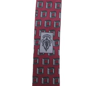 グッチ GUCCI ネクタイ レギュラータイ GGロゴ 絹 シルク ボルドー /FF ■IBO97 メンズ