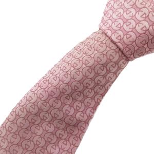 グッチ GUCCI ネクタイ GG柄 総柄 絹 シルク ピンク /FF ■IBO97 メンズ