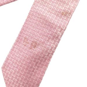 グッチ GUCCI ネクタイ GG柄 総柄 絹 シルク ピンク /FF ■IBO97 メンズ