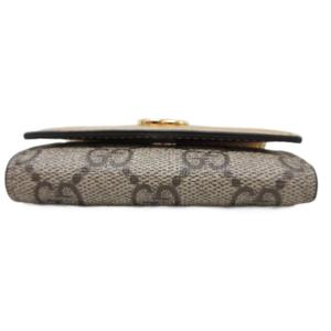 グッチ GUCCI GGマーモント キーケース 6連 GGロゴ ゴールド金具 財布 小物 ゴールドカラー ベージュ ☆AA★ レディース