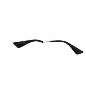 グッチ GUCCI ダブルブリッジ サングラス アイウェア 眼鏡 ラウンド ビー 47□27-145 ゴールドカラー 黒 ブラック GG0105S レディース