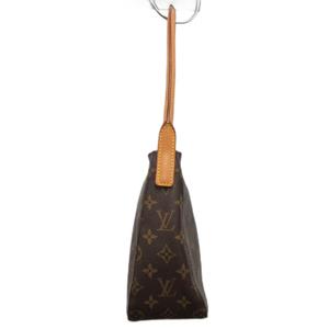 ルイヴィトン LOUIS VUITTON ルーピングMM M51146 モノグラム ショルダーバッグ ワンショルダー セミショルダー ハンドバッグ 総柄 茶 ブラウン ☆AA★ レディース