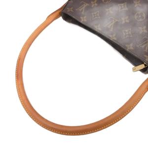 ルイヴィトン LOUIS VUITTON ルーピングMM M51146 モノグラム ショルダーバッグ ワンショルダー セミショルダー ハンドバッグ 総柄 茶 ブラウン ☆AA★ レディース