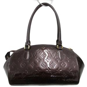 ルイヴィトン LOUIS VUITTON シャーウッドPM M91493 モノグラム ハンドバッグ ショルダー セミショルダー 総柄 ロゴ こげ茶 ☆AA★ 