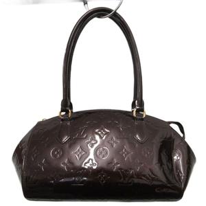 ルイヴィトン LOUIS VUITTON シャーウッドPM M91493 モノグラム ハンドバッグ ショルダー セミショルダー 総柄 ロゴ こげ茶 ☆AA★ 