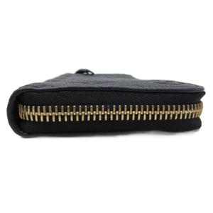 ルイヴィトン LOUIS VUITTON M60171 ポルトフォイユ クレマンス モノグラム アンプラント 長財布 ウォレット ラウンドジップ ロゴ 黒 ブラック ☆AA★ メンズ レディース