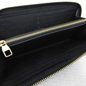 ルイヴィトン LOUIS VUITTON M60171 ポルトフォイユ クレマンス モノグラム アンプラント 長財布 ウォレット ラウンドジップ ロゴ 黒 ブラック ☆AA★ メンズ レディース