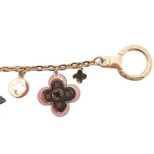 ルイヴィトン LOUIS VUITTON M63086 ビジュー サック シェンヌ ブルーミング フラワー モノグラム バッグチャーム キーホルダー キーリング アクセサリー ゴールド金具 ゴールドカラー レディース