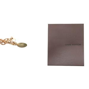 ルイヴィトン LOUIS VUITTON M66831 コリエギャンブルネックレス LV ロゴ キューブ ラインストーン アクセサリー ゴールドカラー レディース