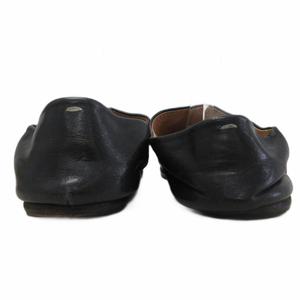 メゾンマルジェラ Maison Margiela タビバブーシュ タビシューズ 足袋 スリッポン レザー 皮革 43 黒 ブラック ■IBO100 メンズ