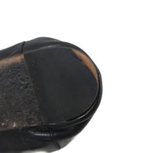 メゾンマルジェラ Maison Margiela タビバブーシュ タビシューズ 足袋 スリッポン レザー 皮革 43 黒 ブラック ■IBO100 メンズ