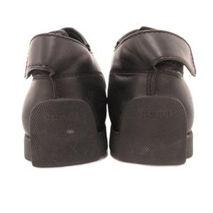 グッチ GUCCI スリッポン ウォーキングシューズ スニーカー レザー 5.5 黒 ブラック /JS ■IBO100 レディース