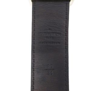 ルイヴィトン LOUIS VUITTON サンチュール LVカット M6890 モノグラム ベルト ロゴバックル 34/85 黒 ブラック マルチカラー ■IBO101 レディース