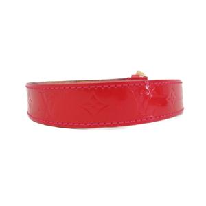 ルイヴィトン LOUIS VUITTON サンチュール ヴェルニ モノグラム ベルト ロゴ金具 ハトメ 総柄 32/80 赤 レッド M9798W ■IBO101 レディース