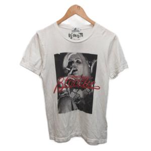 ヒステリックグラマー HYSTERIC GLAMOUR ブロンディ フォトプリントTシャツ カットソー 半袖 コットン S 白 ホワイト 0253CT04 ■IBO103 メンズ
