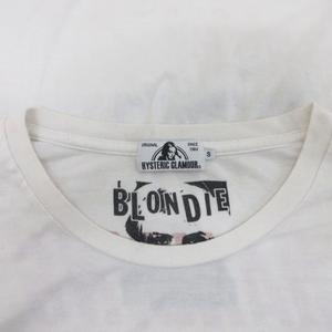 ヒステリックグラマー HYSTERIC GLAMOUR ブロンディ フォトプリントTシャツ カットソー 半袖 コットン S 白 ホワイト 0253CT04 ■IBO103 メンズ