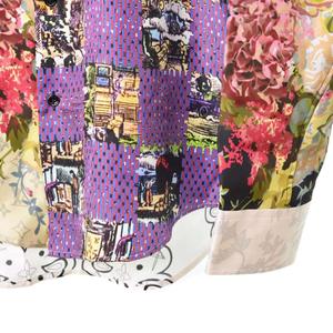 ルイヴィトン LOUIS VUITTON 22AW モノグラム 総柄 シルク 長袖 シャツ