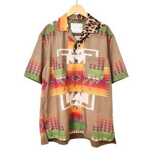 サカイ sacai 21SS PENDLETON Archive Print Mix Shirt アロハシャツ  