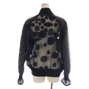 サカイ sacai キルティング シアードッキング ワッペン ブルゾン 