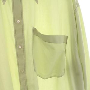 Acne Studios アクネ シャツ グリーン メンズ L Acne Studios（アクネストゥディオズ）Tシャツ・カットソー 緑