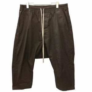 RickOwens DRAWSTRING CROPPED WOVEN サルエル