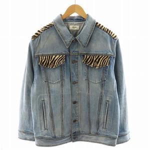 セリーヌ ジャケット23AW 23AW NEW】CELINE_man / ゼブラプリント デニム ジャケット