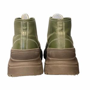 【中古】SOFIE D'HOORE FAIRWAY CHUNKY SOLE LEATHER SNEAKER チャンキー ソール レザー スニーカー 39 カーキ ソフィードール SOFIE D'HOORE FAIRWAY CHUNKY SOLE LEATHER SNEAKER