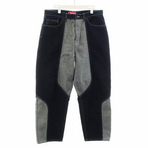 シュプリーム SUPREME 24FW 2-TONE PANELED BAGGY JEAN デニムパンツ ジーンズ ジーパン 32 インディゴ /AN22 ■GY12 メンズ