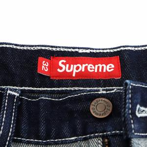 シュプリーム SUPREME 24FW 2-TONE PANELED BAGGY JEAN デニムパンツ ジーンズ ジーパン 32 インディゴ /AN22 ■GY12 メンズ