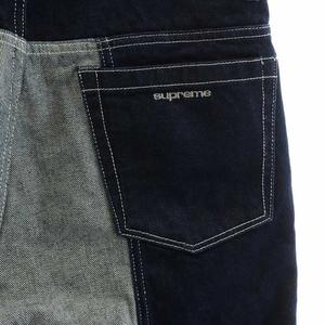 シュプリーム SUPREME 24FW 2-TONE PANELED BAGGY JEAN デニムパンツ ジーンズ ジーパン 32 インディゴ /AN22 ■GY12 メンズ