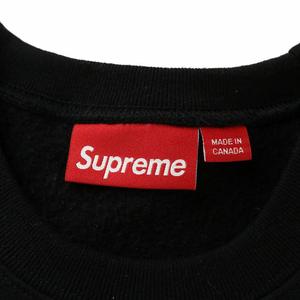 シュプリーム SUPREME × スラッシャー Thrasher Harold Hunter Crewneck トレーナー スウェット 長袖 裏起毛 クルーネック ロゴ プリント S 黒 ブラック /XZ ■GY18 メンズ