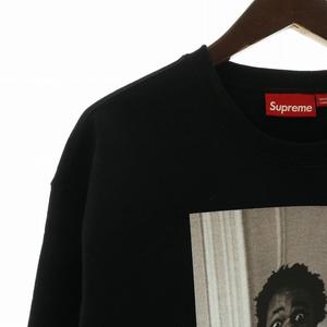 シュプリーム SUPREME × スラッシャー Thrasher Harold Hunter Crewneck トレーナー スウェット 長袖 裏起毛 クルーネック ロゴ プリント S 黒 ブラック /XZ ■GY18 メンズ