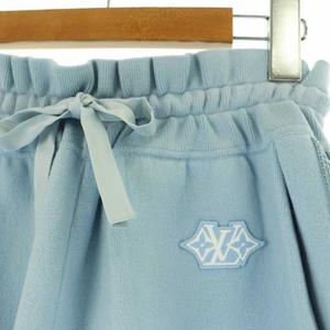 ルイヴィトン LOUIS VUITTON 23AW ショートパンツ イージー ロゴ刺繍 S 水色 ライトブルー /NR ■OS レディース