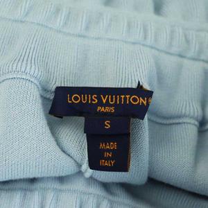 ルイヴィトン LOUIS VUITTON 23AW ショートパンツ イージー ロゴ刺繍 S 水色 ライトブルー /NR ■OS レディース
