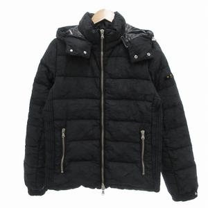 タトラス TATRAS ダウンジャケット カモフラージュ 迷彩柄 フード付き 1 黒 ブラック MTA3ED499 /UO メンズ