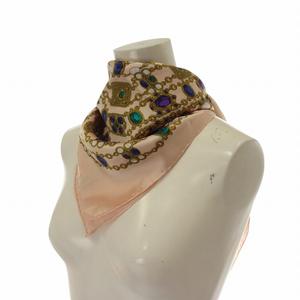 シャネル CHANEL ヴィンテージ 大判 ストール スカーフ 絹 シルク