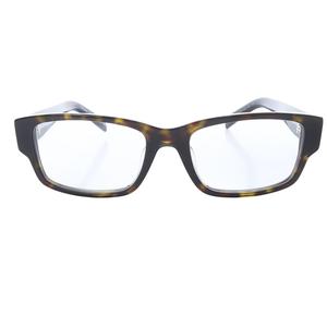 プラダ PRADA トライアングルプレート 眼鏡 メガネ ロゴ 55□18 黒 ブラック VPR 07ZVF /SR34 ■OH メンズ