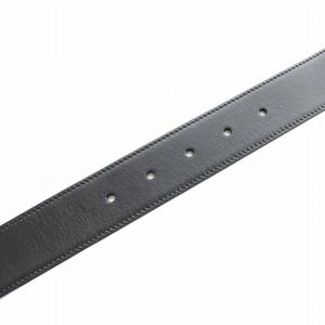 プラダ PRADA レザーベルト ハトメ 34/85 黒 ブラック 1CC537 /AN6 