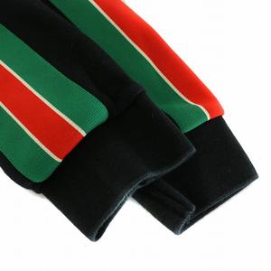 グッチ GUCCI ポロシャツ 長袖 シェリーライン ロゴ XS 黒 ブラック 545784 XJAG4 /XZ ■GY17 メンズ