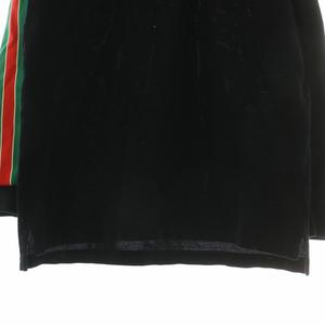グッチ GUCCI ポロシャツ 長袖 シェリーライン ロゴ XS 黒 ブラック 545784 XJAG4 /XZ ■GY17 メンズ