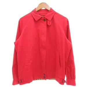 バーバリーズ Burberrys ヴィンテージ スウィングトップ ジャケット ジップアップ ノバチェック 赤 レッド /GV ■GY47 メンズ