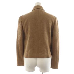 ラルフローレン RALPH LAUREN ジャケット ヘリンボーン ジップアップ ウール 9 茶 ブラウン JKRLIA2004 /AN34 レディース