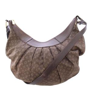 ルイヴィトン LOUIS VUITTON モノグラムイディール ラプソディMM ショルダーバッグ タック ロゴ 総柄 茶 ブラウン M40403 /BB ■OH レディース