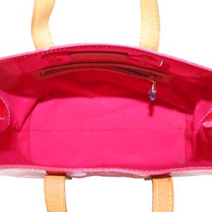 ルイヴィトン LOUIS VUITTON リードPM モノグラム ヴェルニ ハンドバッグ トートバッグ ピンク M91221 /AN10 ■OH レディース