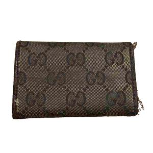 グッチ GUCCI キーケース GG ロゴ 総柄 キャンバス 6連 茶 ブラウン ■GY99 メンズ レディース