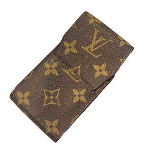 ルイヴィトン LOUIS VUITTON シガレットケース モノグラム MI1918 茶 ブラウン ☆AA★ メンズ