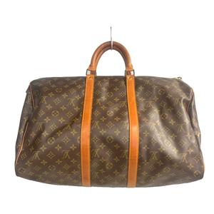 ルイヴィトン LOUIS VUITTON M41426 キーポル50 ボストンバッグ モノグラム 茶 ブラウン ■BM メンズ レディース