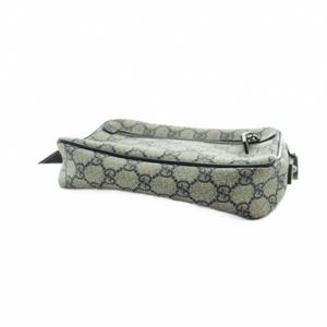 グッチ GUCCI 162910 002122 シェリーライン ショルダーバッグ GG柄 PVC レザー グレー 紺 ネイビー ■GY12 /MQ ■OH レディース